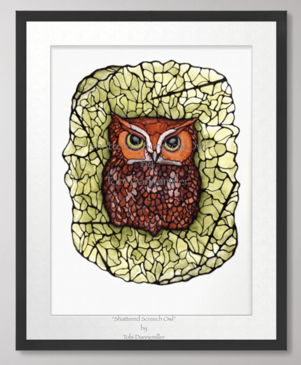 “Shattered Screech Owl”